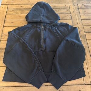 Lululemon Black Scuba Oversized Half-Zip Hoodie - Size M/L